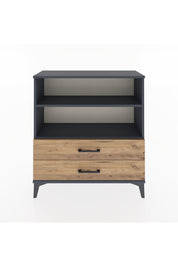 Arges Şifonyer 2 Raflı 2 Çekmeceli 88x30x96 - S04M005V6A