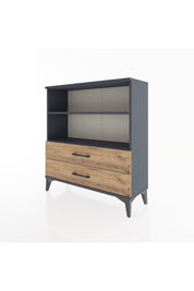 Arges Şifonyer 2 Raflı 2 Çekmeceli 88x30x96 - S04M005V6A