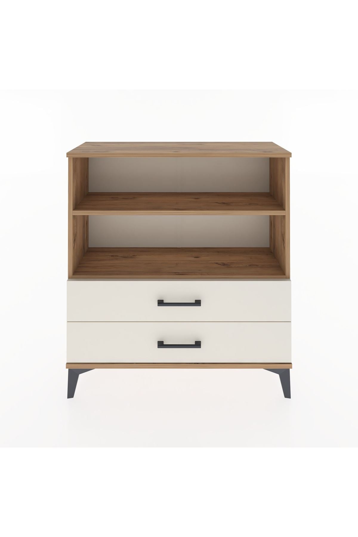 Arges Şifonyer 2 Raflı 2 Çekmeceli 88x30x96 - S04M005V7A
