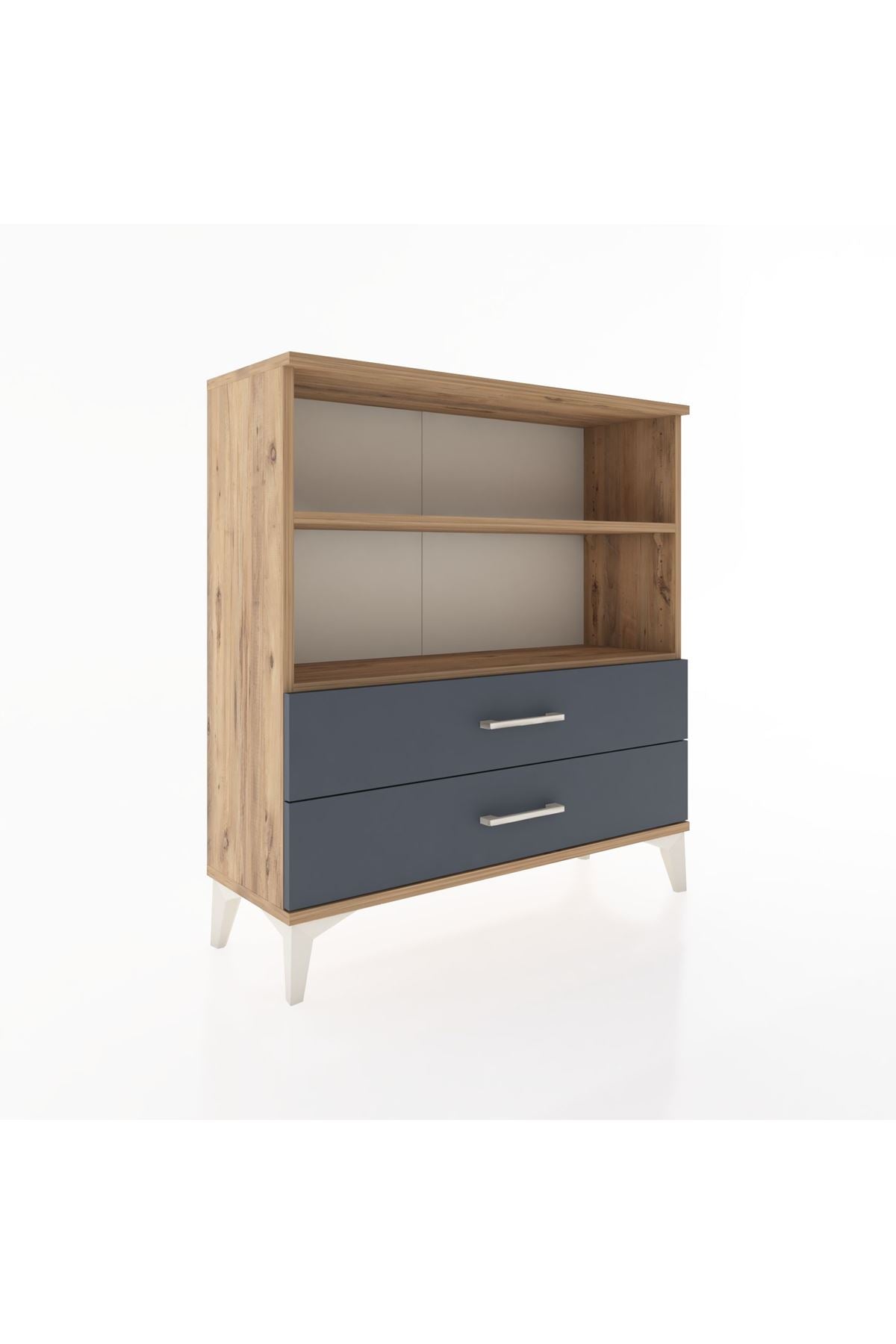 Arges Şifonyer 2 Raflı 2 Çekmeceli 88x30x96 - S04M005V8A