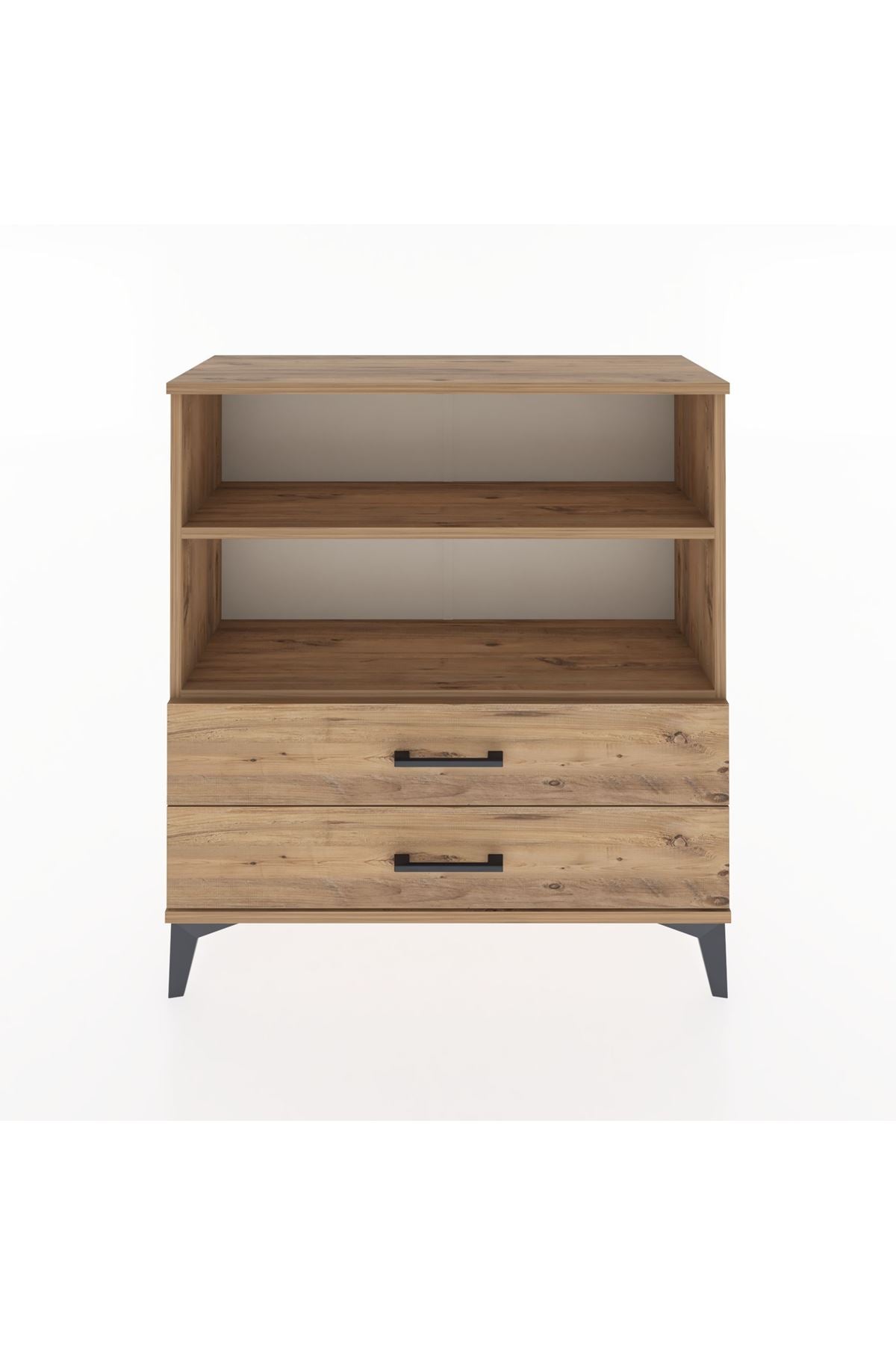 Arges Şifonyer 2 Raflı 2 Çekmeceli 88x30x96 - S04M005V9A