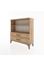 Arges Şifonyer 2 Raflı 2 Çekmeceli 88x30x96 - S04M005V9A