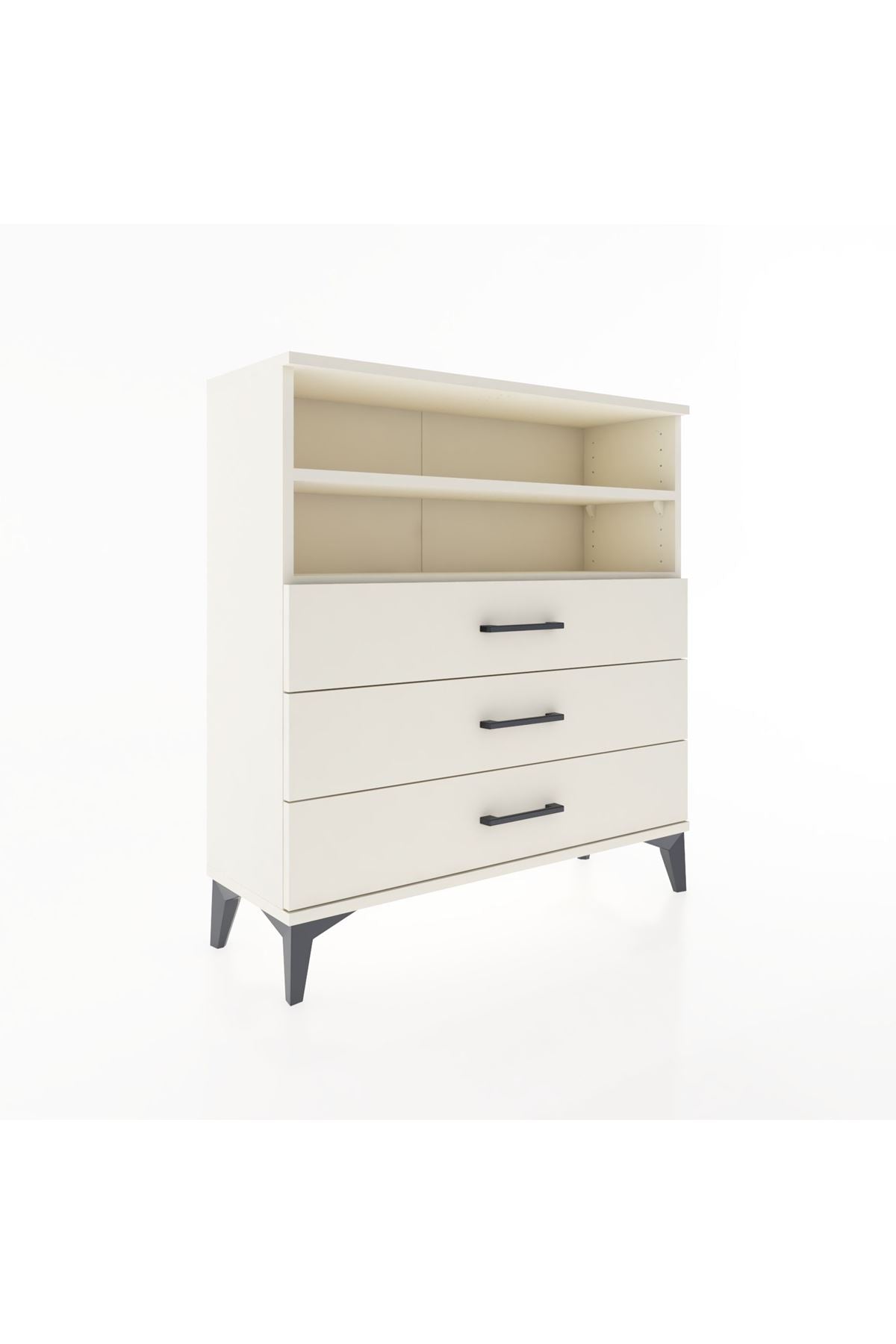 Arges Şifonyer 2 Raflı 3 Çekmeceli 88x30x96 - S04M006V1A