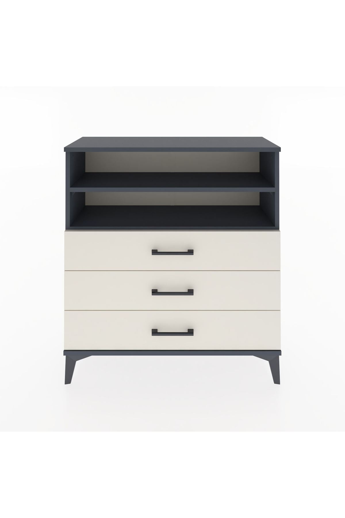 Arges Şifonyer 2 Raflı 3 Çekmeceli 88x30x96 - S04M006V4A