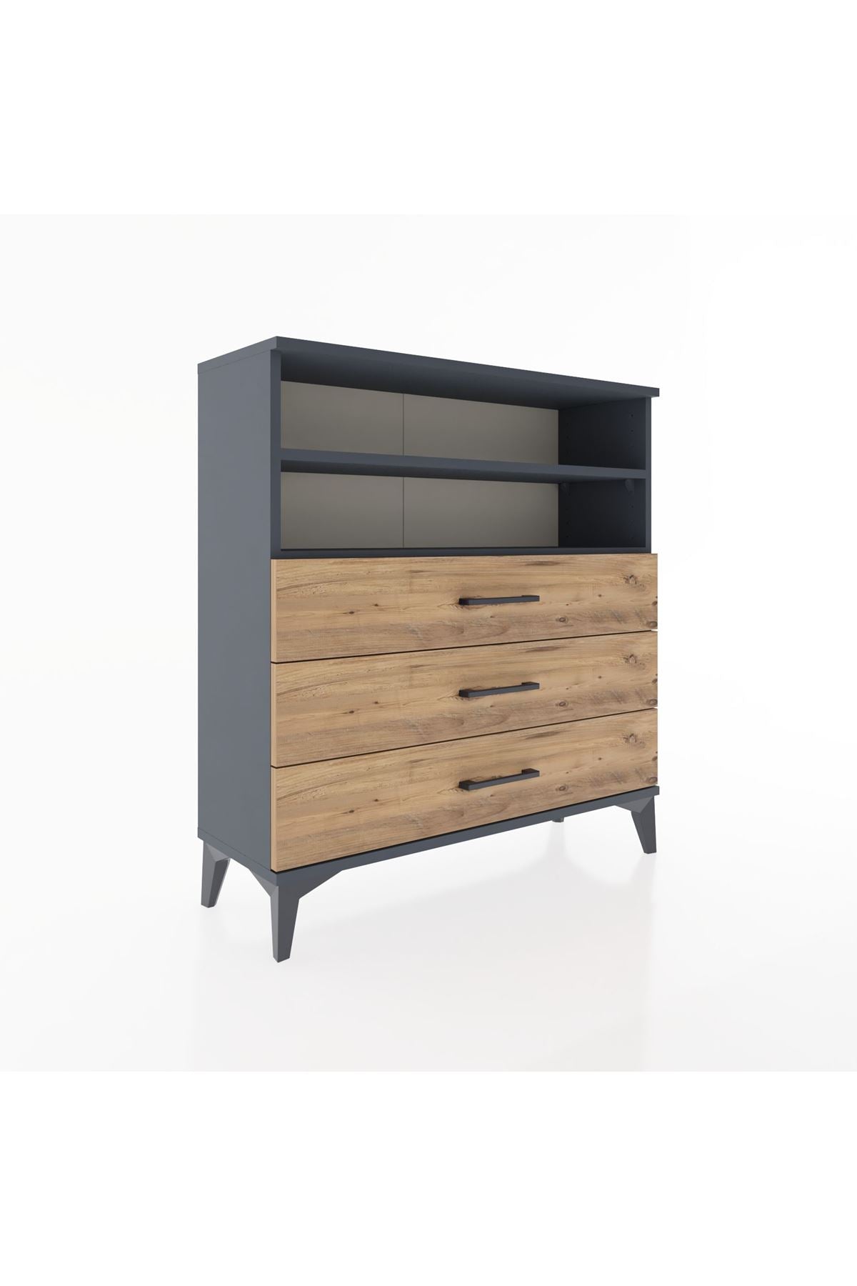 Arges Şifonyer 2 Raflı 3 Çekmeceli 88x30x96 - S04M006V6A
