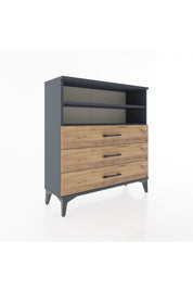 Arges Şifonyer 2 Raflı 3 Çekmeceli 88x30x96 - S04M006V6A