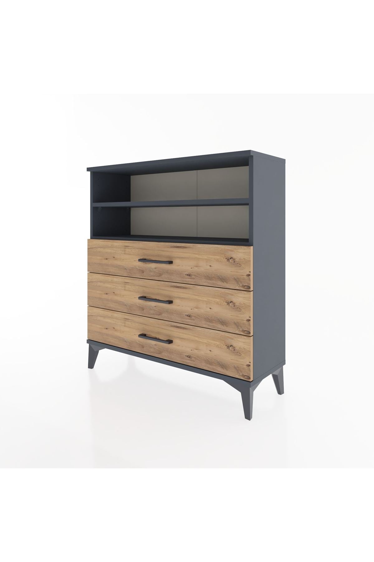 Arges Şifonyer 2 Raflı 3 Çekmeceli 88x30x96 - S04M006V6A