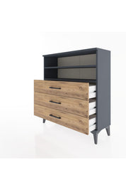 Arges Şifonyer 2 Raflı 3 Çekmeceli 88x30x96 - S04M006V6A