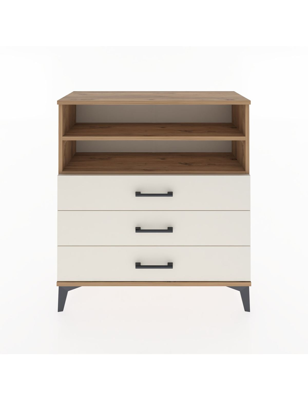 Arges Şifonyer 2 Raflı 3 Çekmeceli 88x30x96 - S04M006V7A