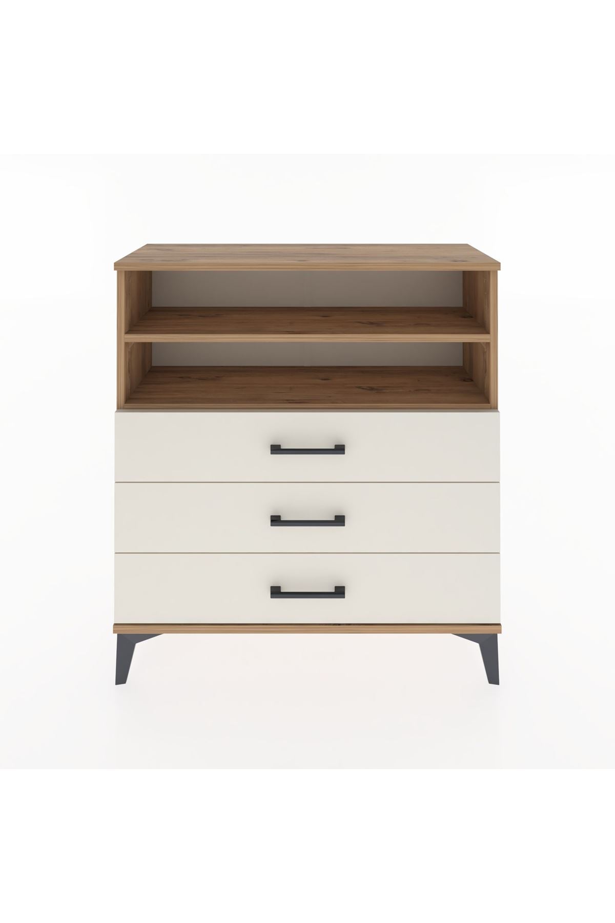 Arges Şifonyer 2 Raflı 3 Çekmeceli 88x30x96 - S04M006V7A