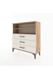 Arges Şifonyer 2 Raflı 3 Çekmeceli 88x30x96 - S04M006V7A