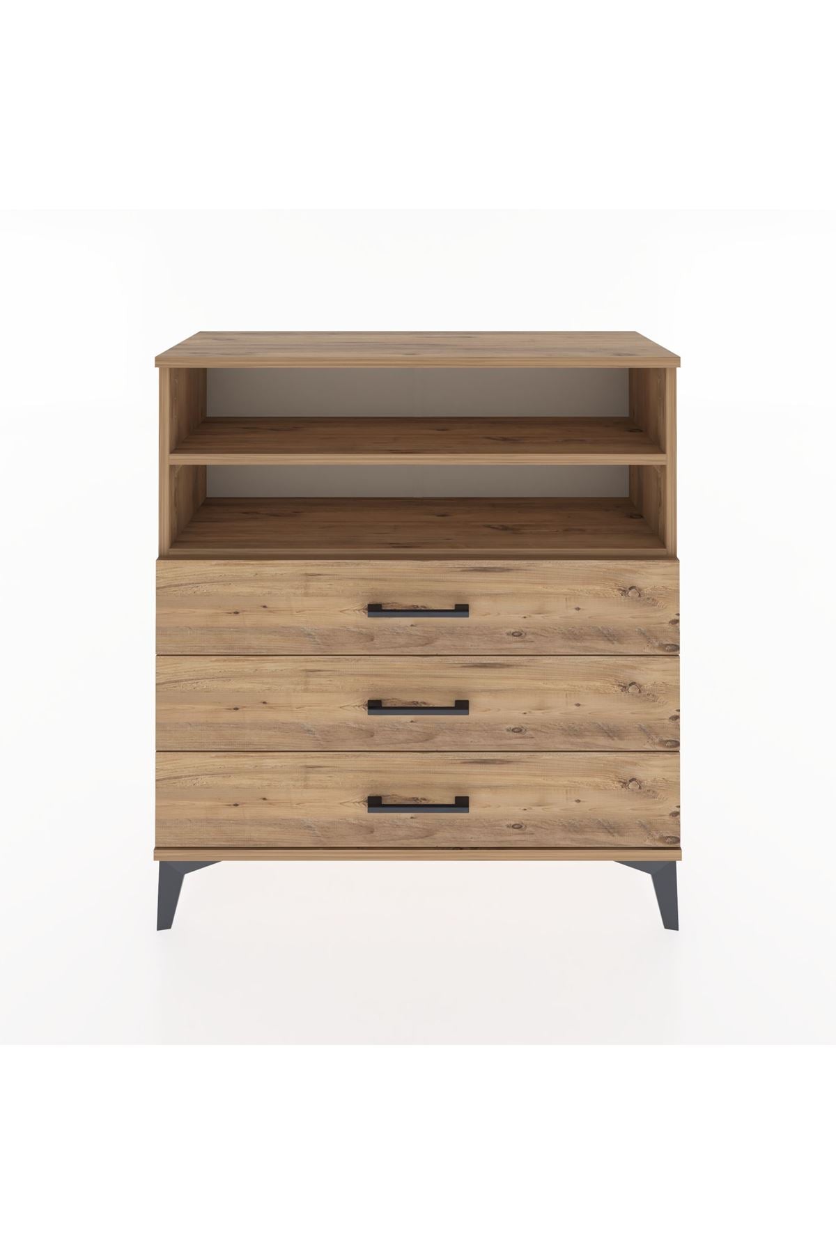 Arges Şifonyer 2 Raflı 3 Çekmeceli 88x30x96 - S04M006V9A