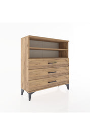 Arges Şifonyer 2 Raflı 3 Çekmeceli 88x30x96 - S04M006V9A