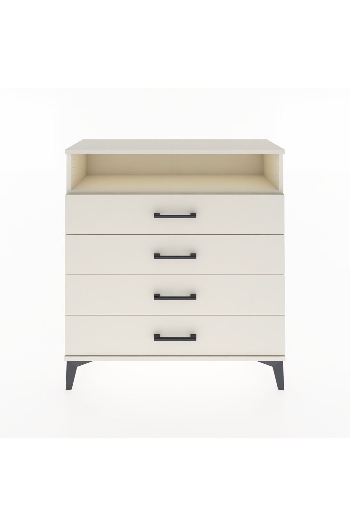 Arges Şifonyer Tek Raflı 4 Çekmeceli 88x30x96 - S04M007V1A
