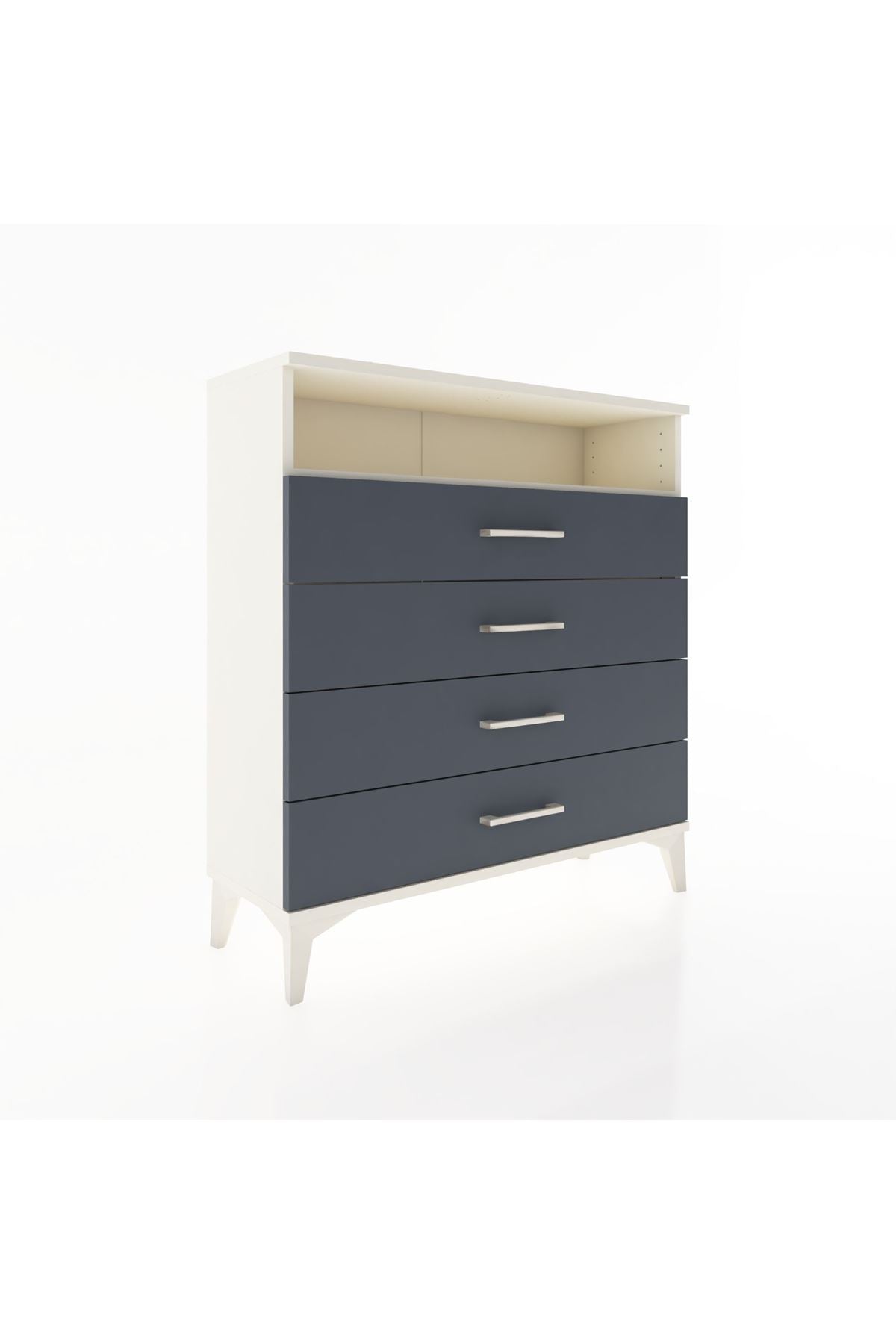 Arges Şifonyer Tek Raflı 4 Çekmeceli 88x30x96 - S04M007V2A