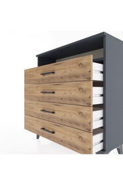 Arges Şifonyer Tek Raflı 4 Çekmeceli 88x30x96 - S04M007V6A