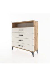 Arges Şifonyer Tek Raflı 4 Çekmeceli 88x30x96 - S04M007V7A