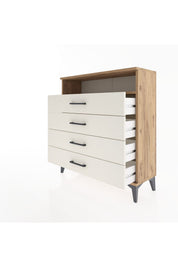 Arges Şifonyer Tek Raflı 4 Çekmeceli 88x30x96 - S04M007V7A