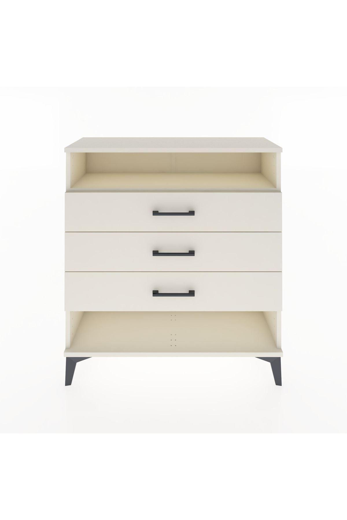 Arges Şifonyer Tek Raflı 3 Çekmeceli 88x30x96 - S04M008V1A
