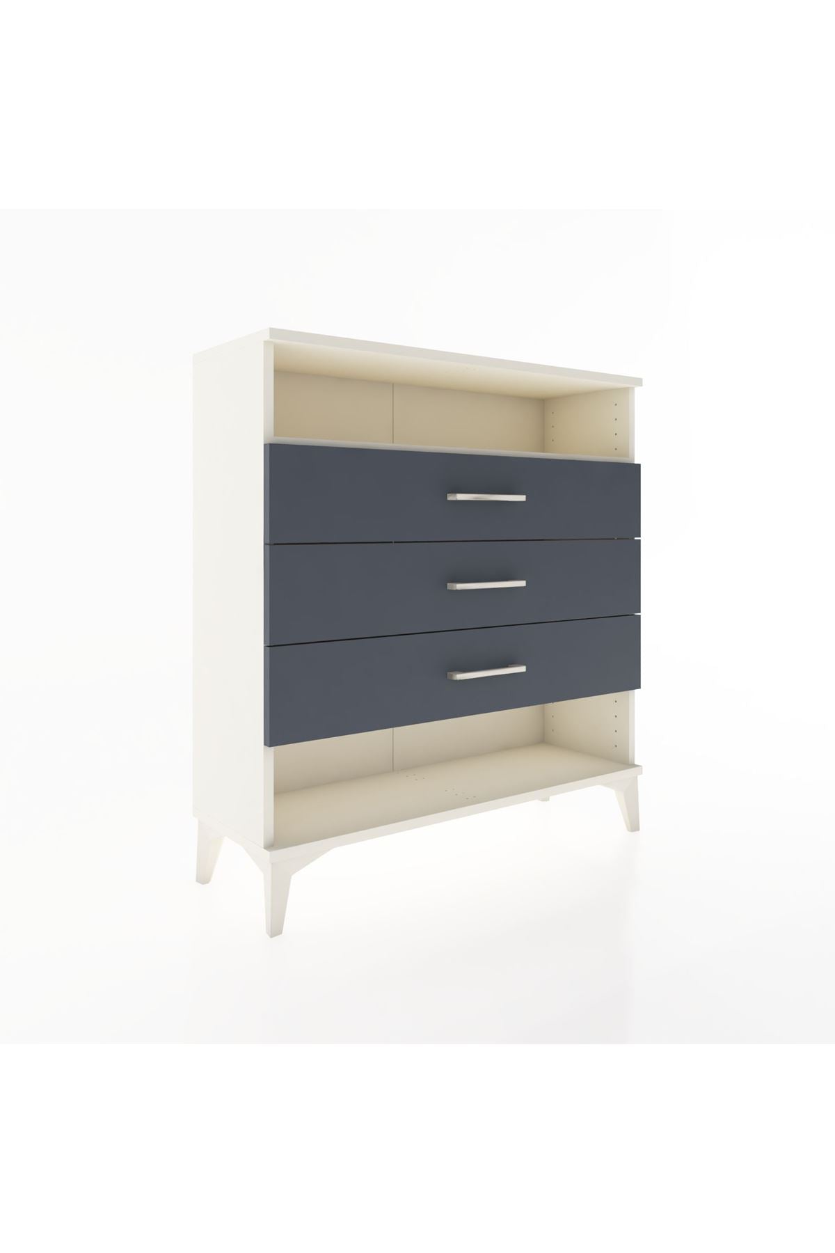 Arges Şifonyer Tek Raflı 3 Çekmeceli 88x30x96 - S04M008V2A