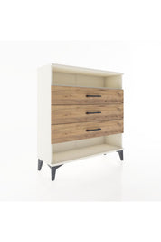Arges Şifonyer Tek Raflı 3 Çekmeceli 88x30x96 - S04M008V3A