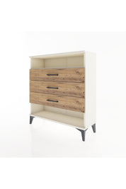 Arges Şifonyer Tek Raflı 3 Çekmeceli 88x30x96 - S04M008V3A