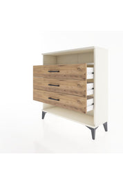 Arges Şifonyer Tek Raflı 3 Çekmeceli 88x30x96 - S04M008V3A
