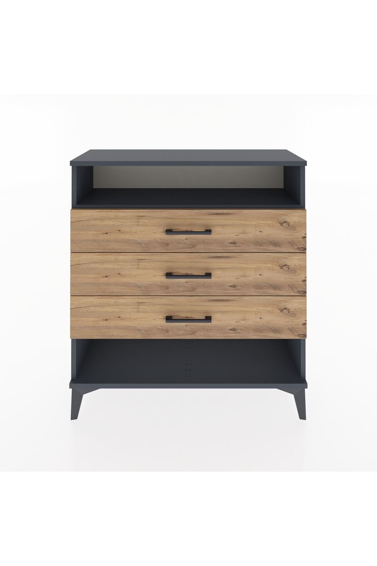 Arges Şifonyer Tek Raflı 3 Çekmeceli 88x30x96 - S04M008V6A