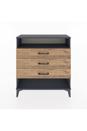 Arges Şifonyer Tek Raflı 3 Çekmeceli 88x30x96 - S04M008V6A