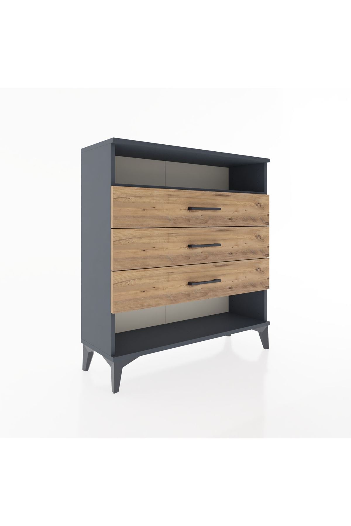 Arges Şifonyer Tek Raflı 3 Çekmeceli 88x30x96 - S04M008V6A