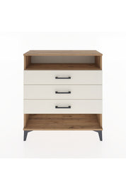 Arges Şifonyer Tek Raflı 3 Çekmeceli 88x30x96 - S04M008V7A