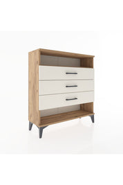 Arges Şifonyer Tek Raflı 3 Çekmeceli 88x30x96 - S04M008V7A