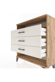 Arges Şifonyer Tek Raflı 3 Çekmeceli 88x30x96 - S04M008V7A