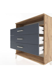 Arges Şifonyer Tek Raflı 3 Çekmeceli 88x30x96 - S04M008V8A