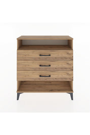 Arges Şifonyer Tek Raflı 3 Çekmeceli 88x30x96 - S04M008V9A