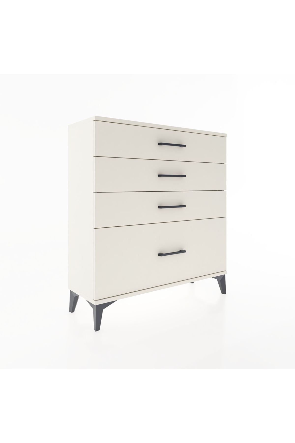 Arges Şifonyer 4 Çekmeceli 88x30x96 - S04M009V1A