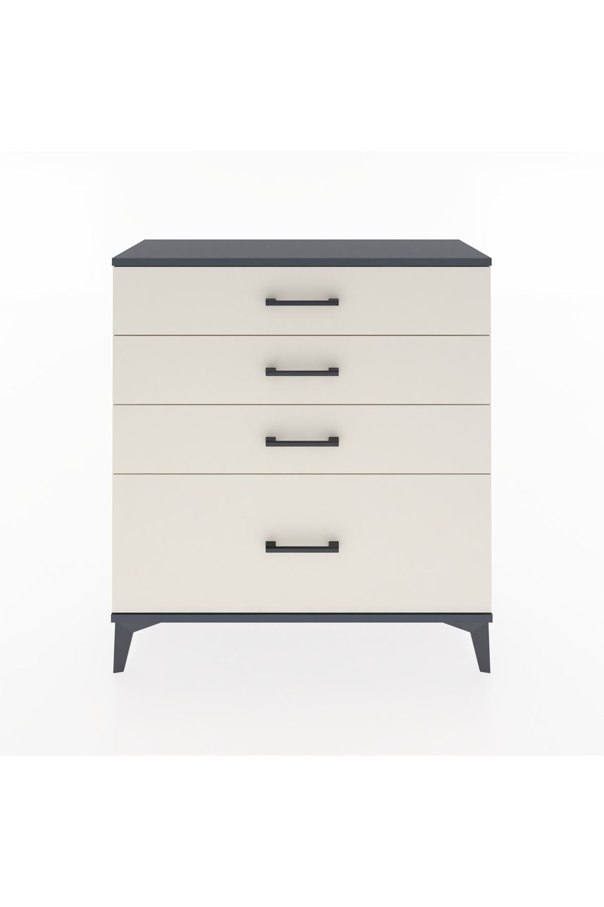 Arges Şifonyer 4 Çekmeceli 88x30x96 - S04M009V4A