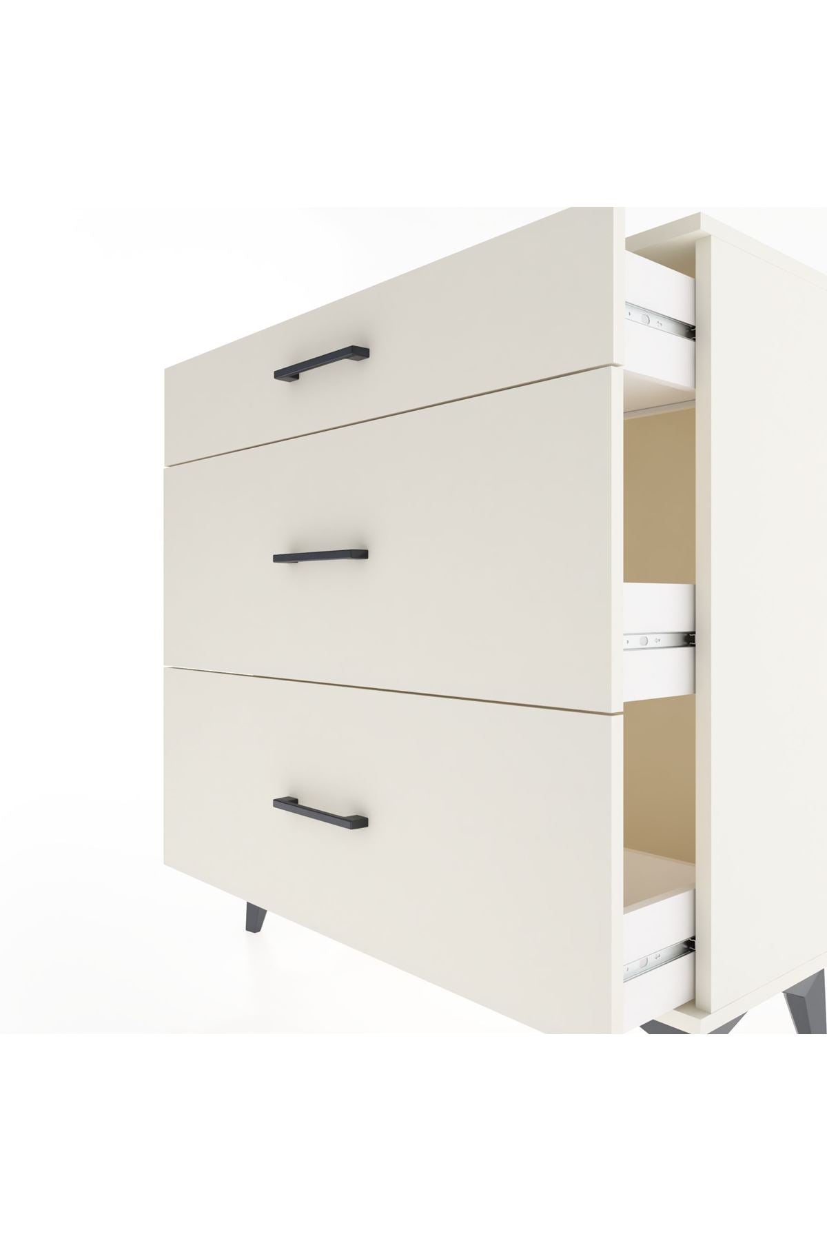 Arges Şifonyer 3 Çekmeceli 88x30x96 - S04M010V1A