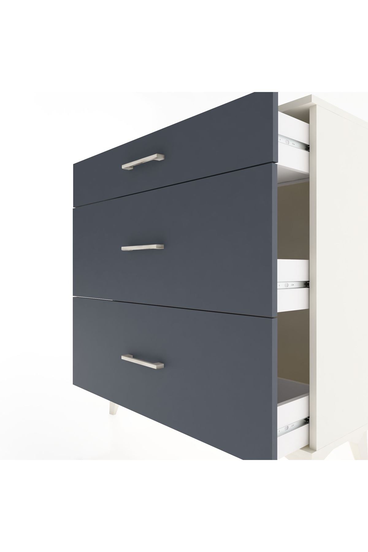 Arges Şifonyer 3 Çekmeceli 88x30x96 - S04M010V2A