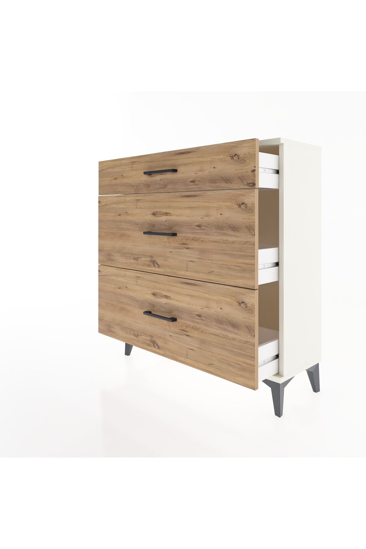 Arges Şifonyer 3 Çekmeceli 88x30x96 - S04M010V3A