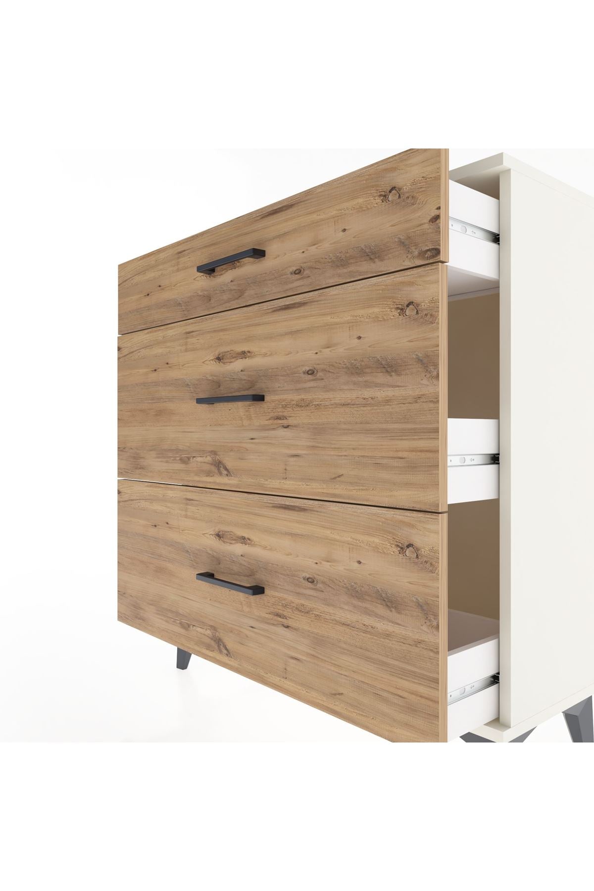 Arges Şifonyer 3 Çekmeceli 88x30x96 - S04M010V3A