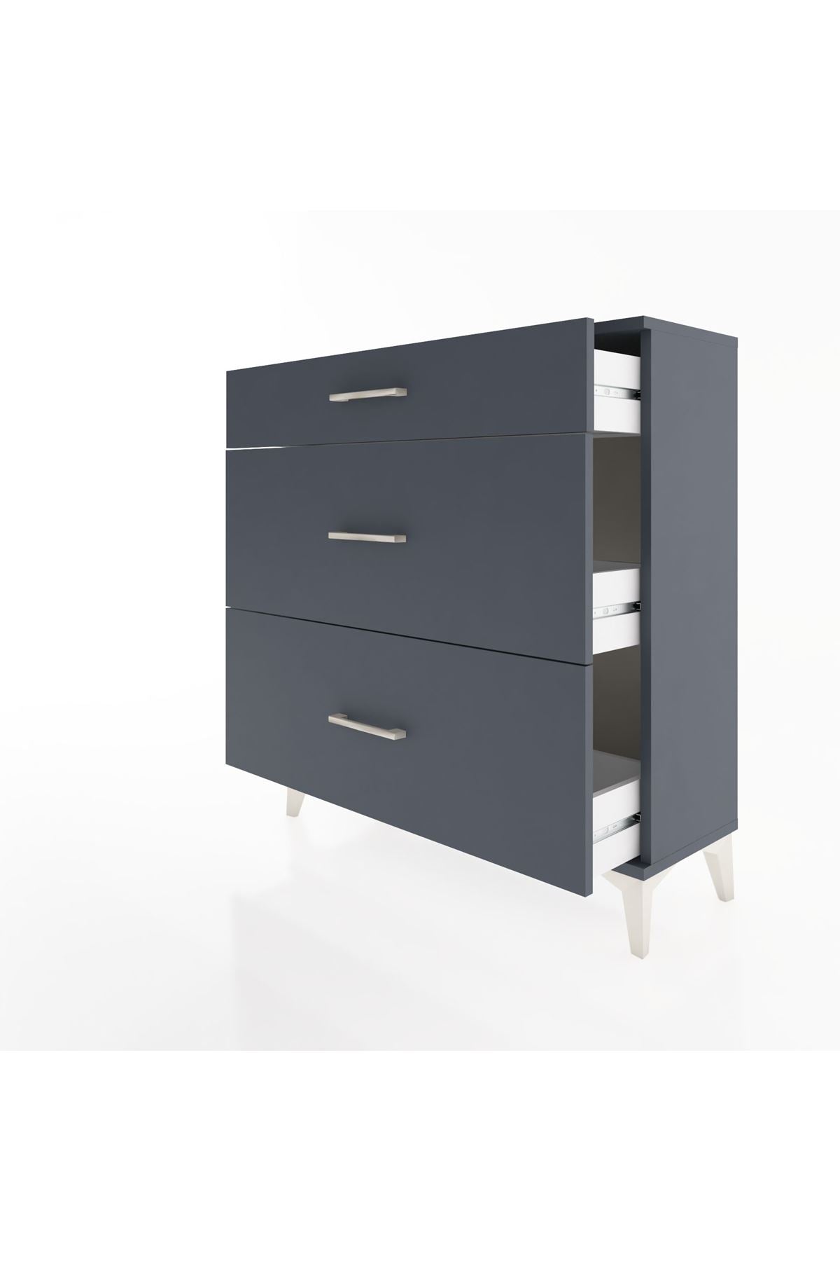 Arges Şifonyer 3 Çekmeceli 88x30x96 - S04M010V5A