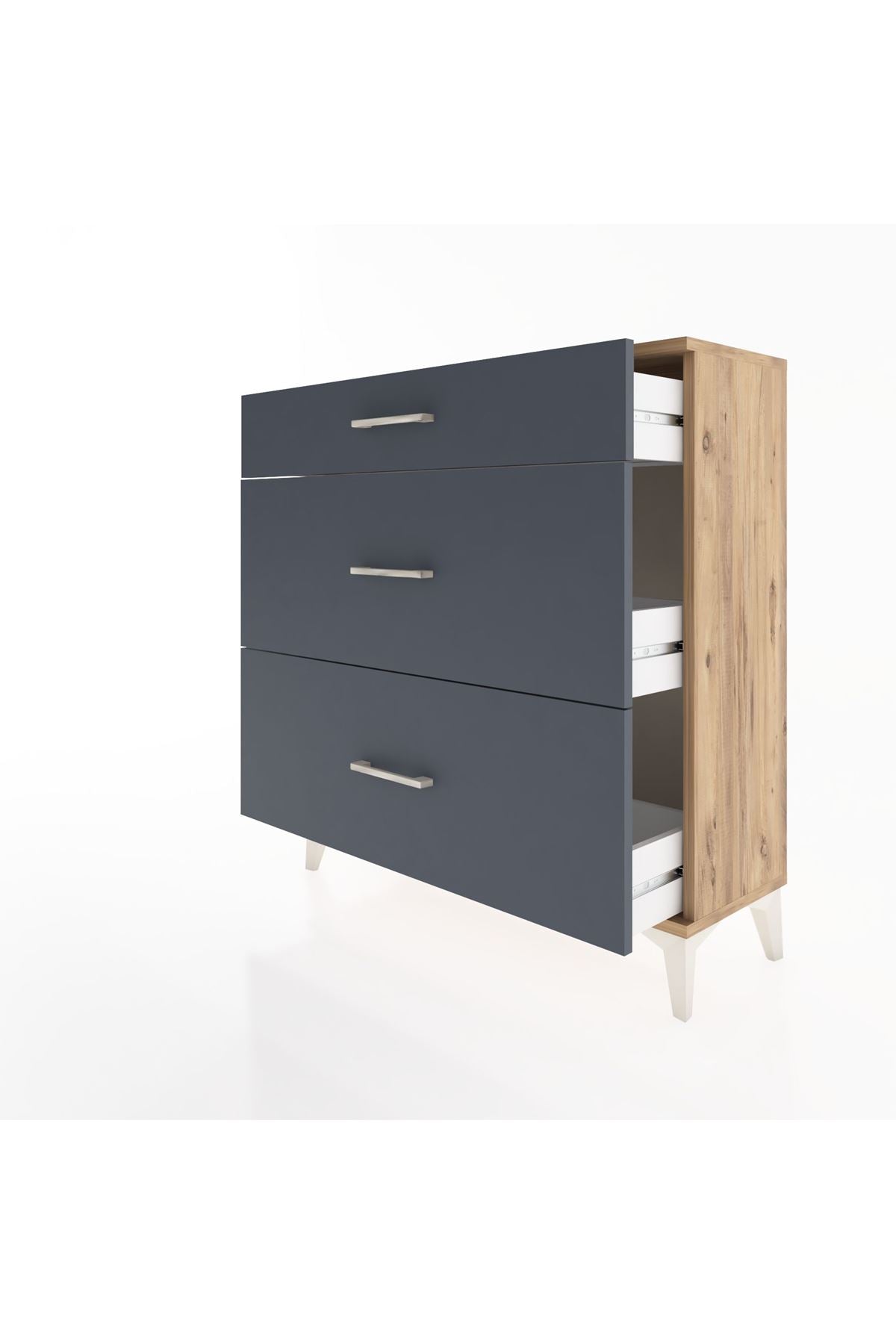 Arges Şifonyer 3 Çekmeceli 88x30x96 - S04M010V8A