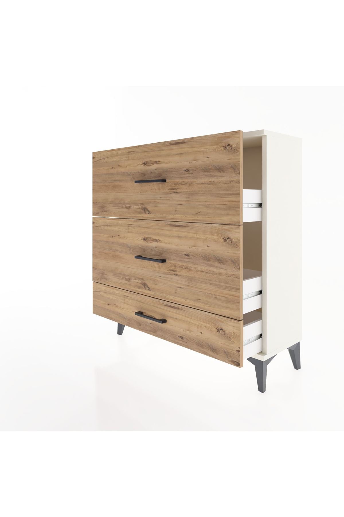 Arges Şifonyer 3 Çekmeceli 88x30x96 - S04M011V3A