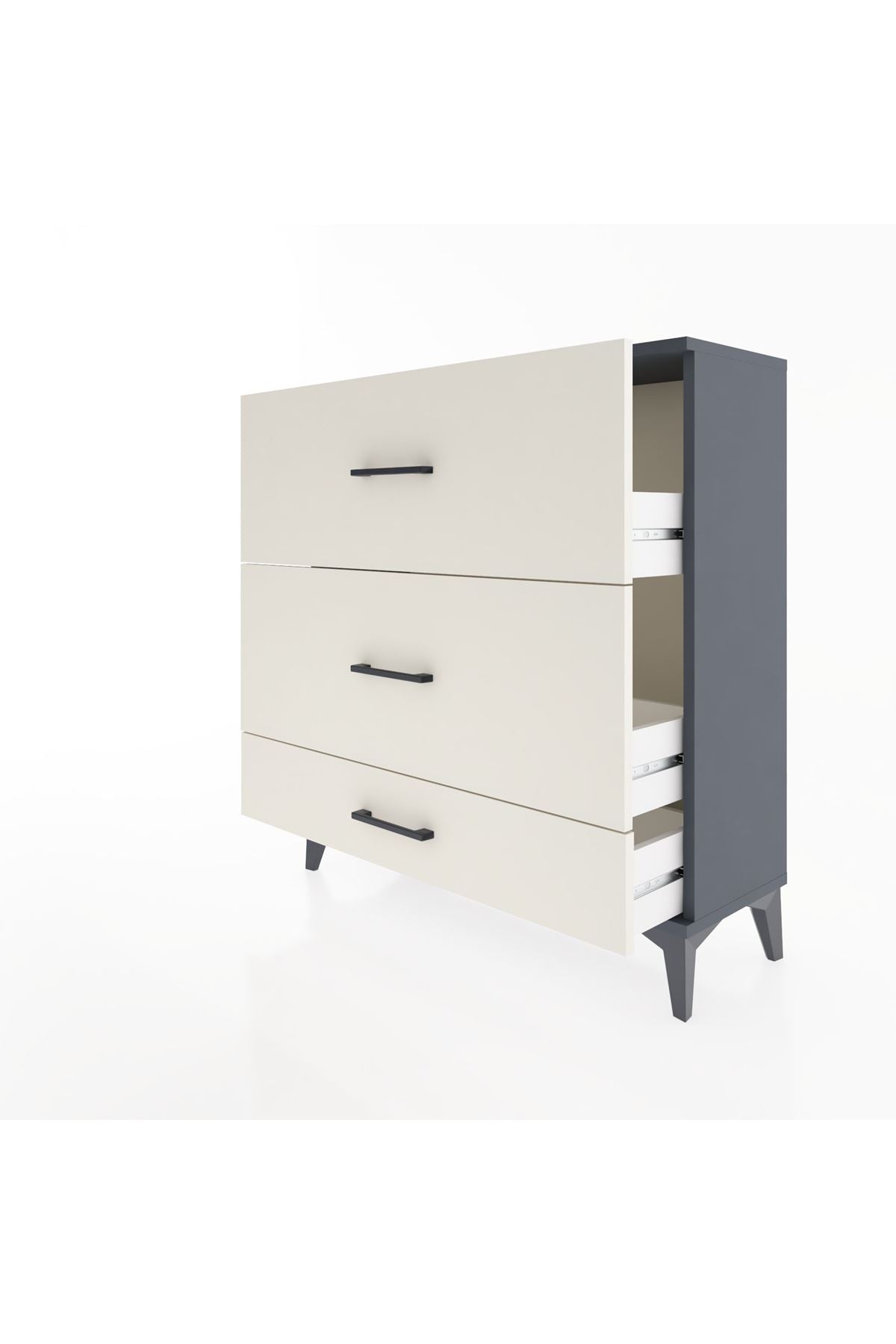Arges Şifonyer 3 Çekmeceli 88x30x96 - S04M011V4A