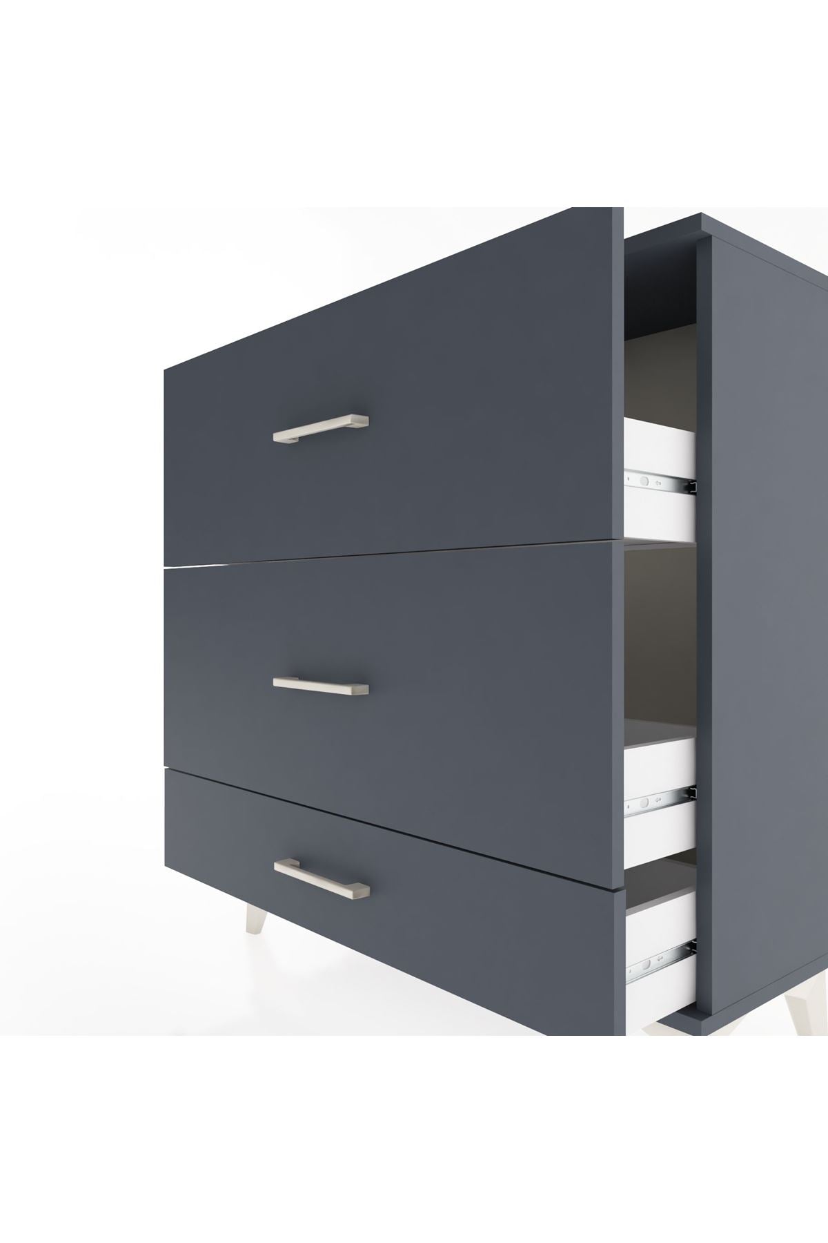 Arges Şifonyer 3 Çekmeceli 88x30x96 - S04M011V5A