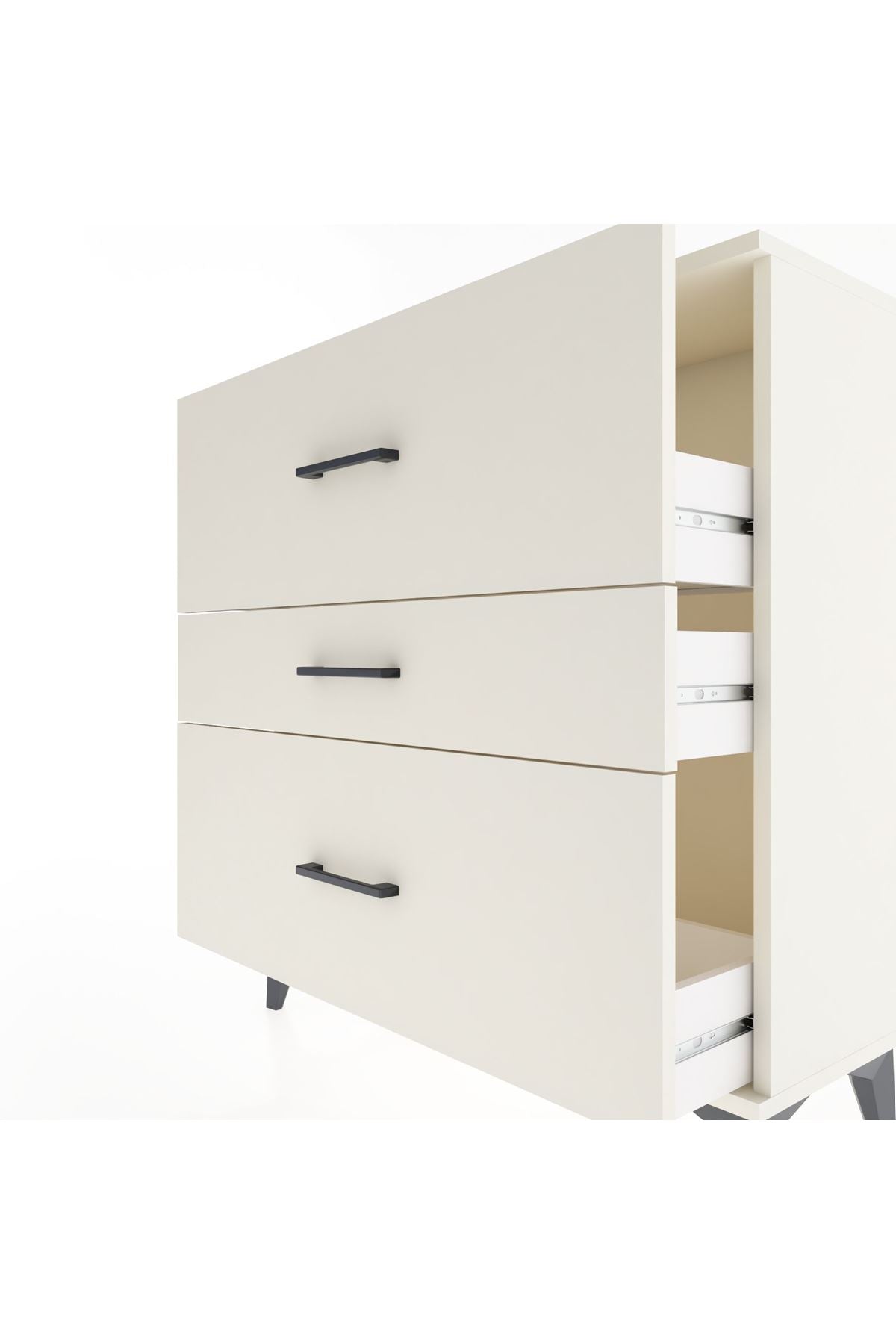 Arges Şifonyer 3 Çekmeceli 88x30x96 - S04M012V1A