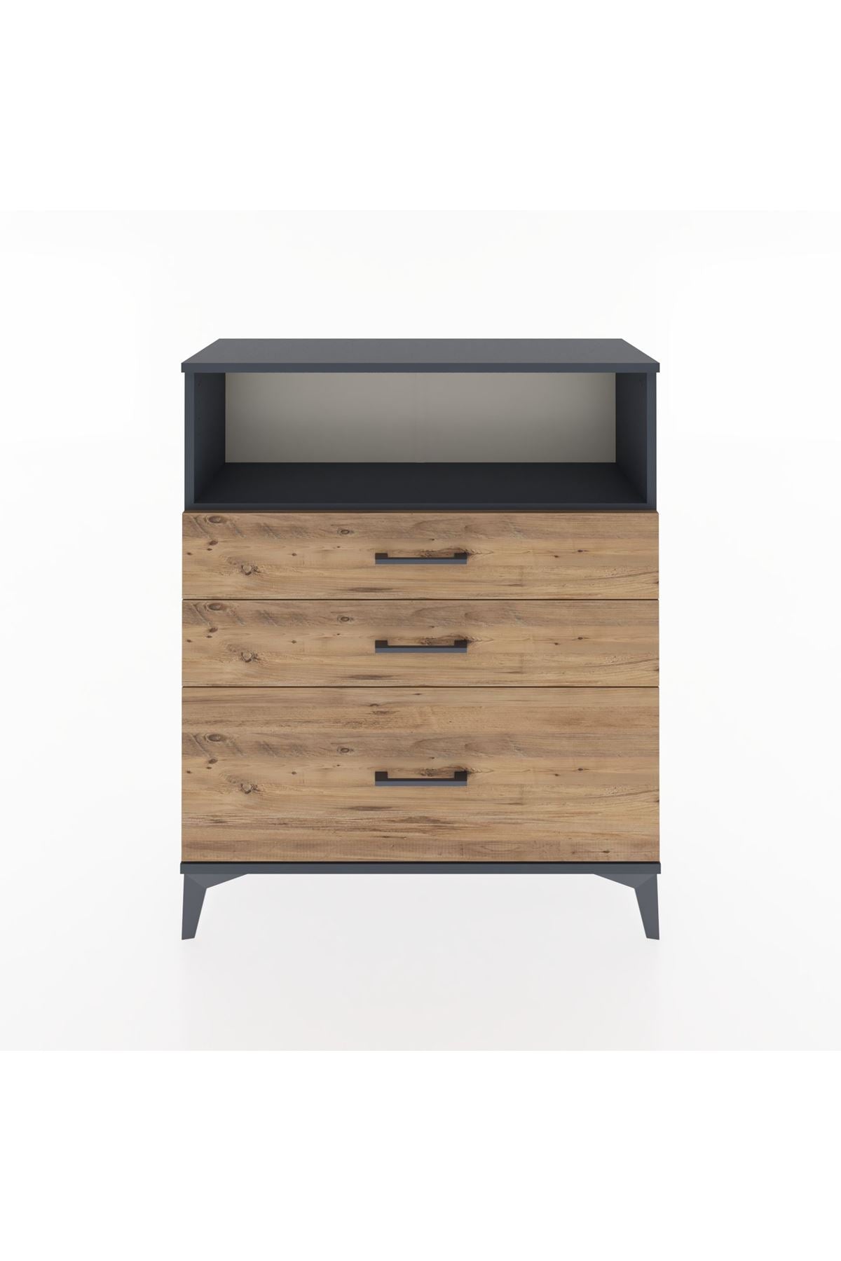 Arges Şifonyer Tek Raflı 3 Çekmeceli 88x30x106 - S05M013V6A
