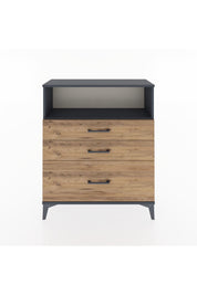 Arges Şifonyer Tek Raflı 3 Çekmeceli 88x30x106 - S05M013V6A