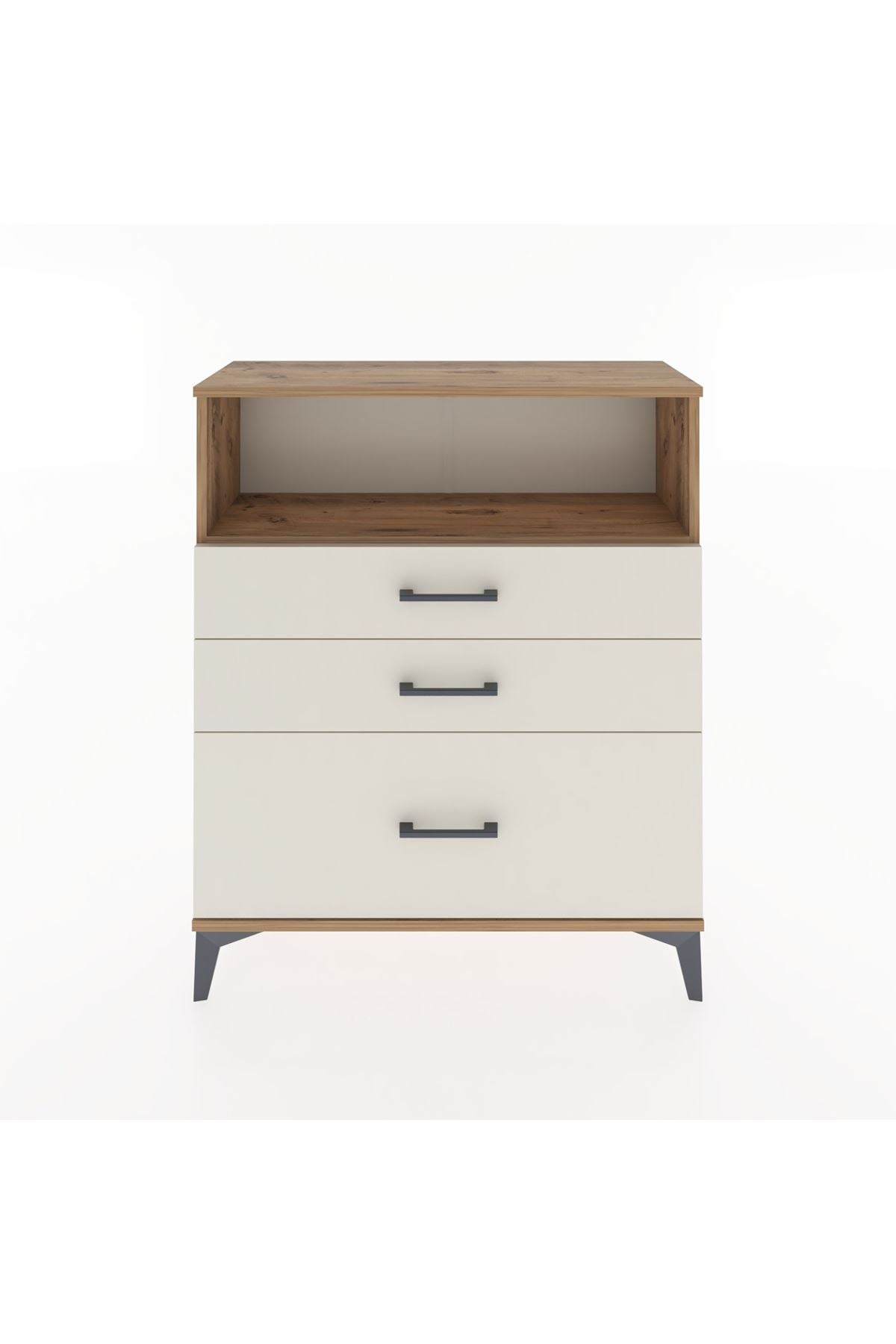 Arges Şifonyer Tek Raflı 3 Çekmeceli 88x30x106 - S05M013V7A